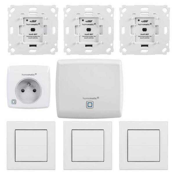 Kompletní sada Homematic IP osvětlení a stmívání 

