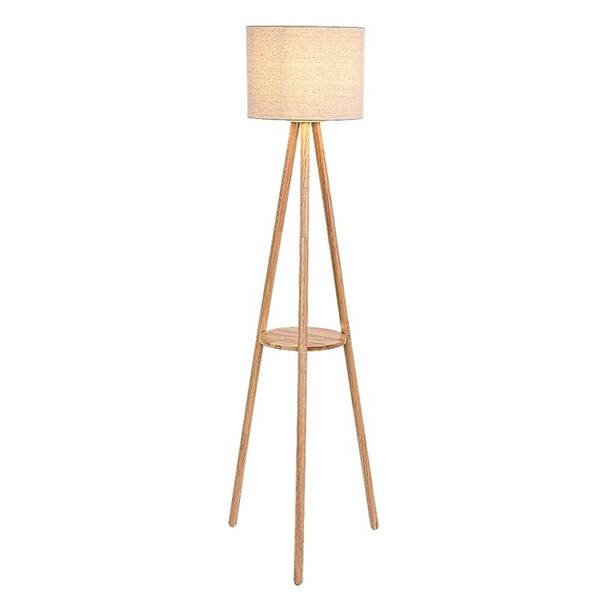 Stojací lampa Rabalux Trevia 74108 dřevo


