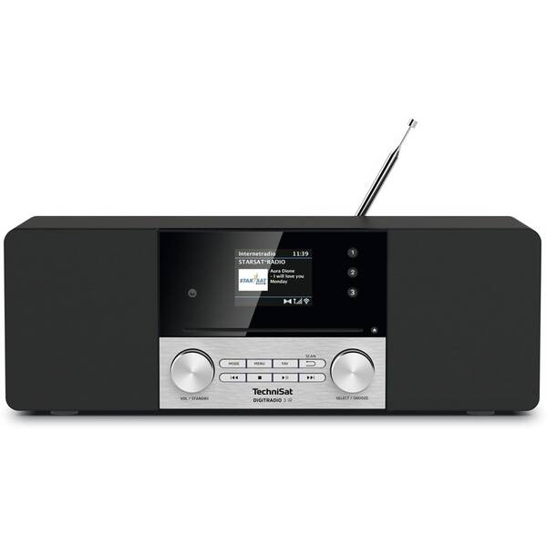 Internetový radiopřijímač s DAB+ Technisat DIGITRADIO 3 IR černý/stříbrný

