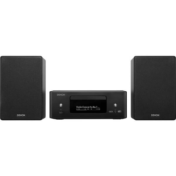 Mikrosystém Denon RCD-N12 DAB CEOL + repro SCN-10 černý

