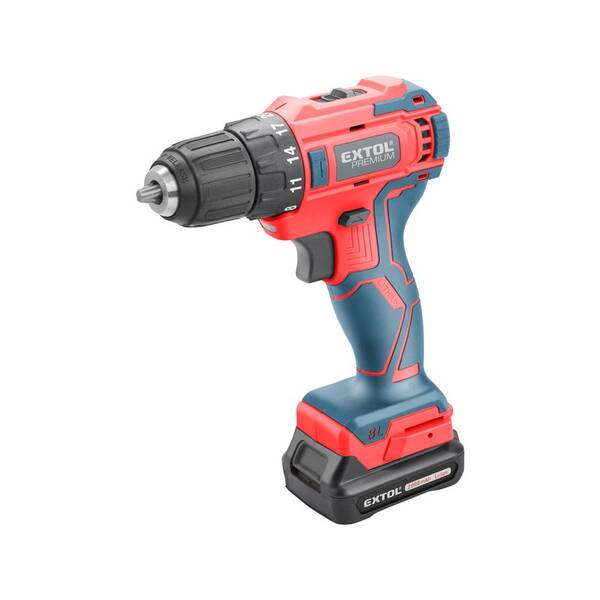 Vrtací šroubovák Extol Premium 8891152 (s baterií) 

