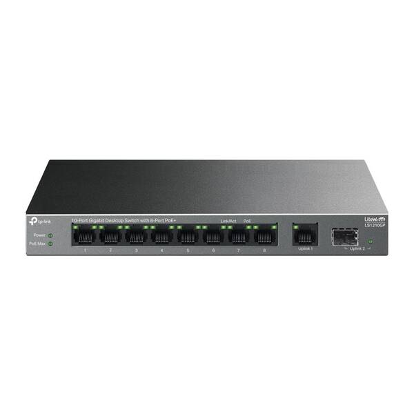 Switch TP-Link LS1210GP černý

