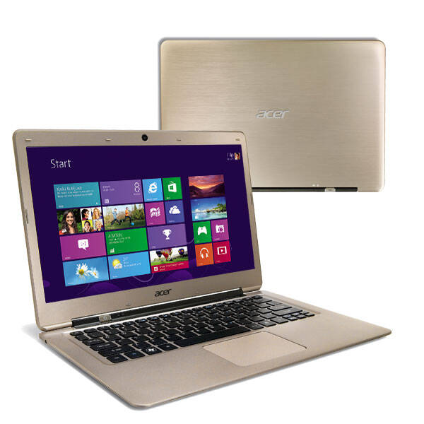 Notebook Acer S3-391-53334G52add zlatý

