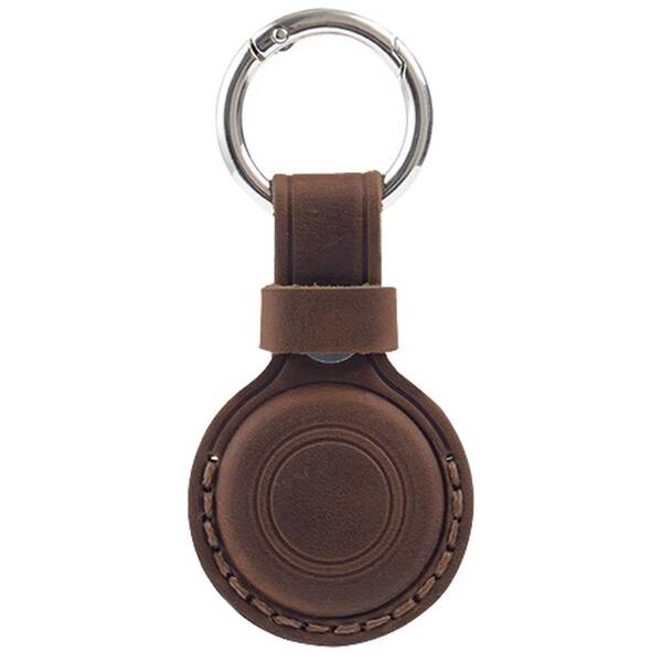 Klíčenka Mobile Origin AirTag Outdoor Leather Keychain A7 hnědý

