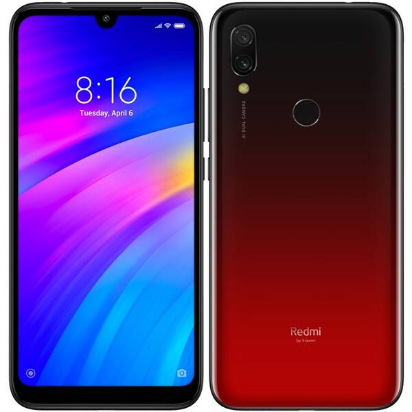 Mobilní telefon Xiaomi Redmi 7 64 GB Dual SIM červený

