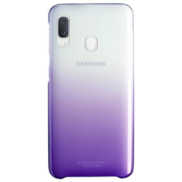 Kryt na mobil Samsung Gradation Cover na Galaxy A20e fialový


