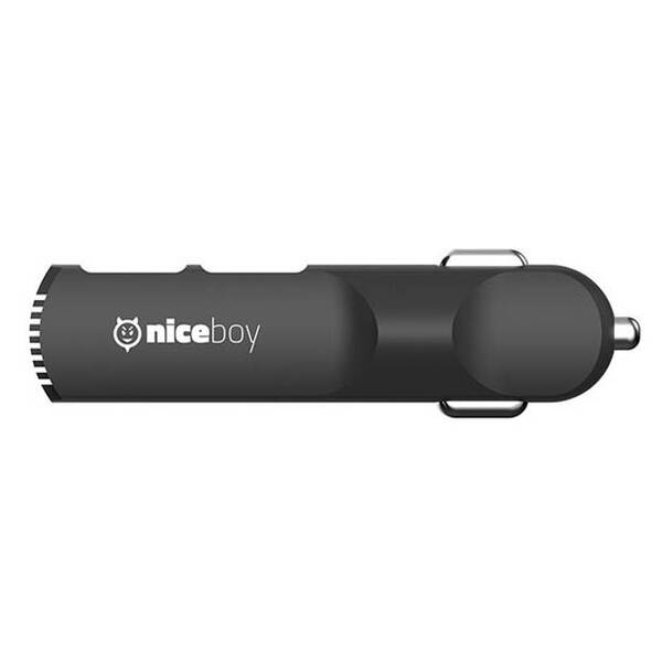 Adaptér do auta Niceboy 2x USB černý

