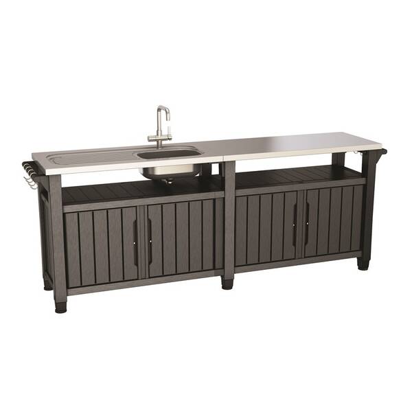Stolek Keter UNITY CHEF 415 L grafit 

