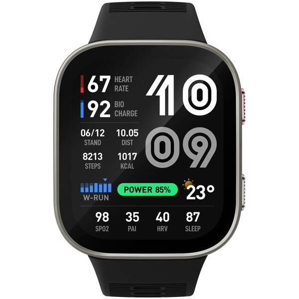 Chytré hodinky Amazfit Bip Max černé/stříbrné

