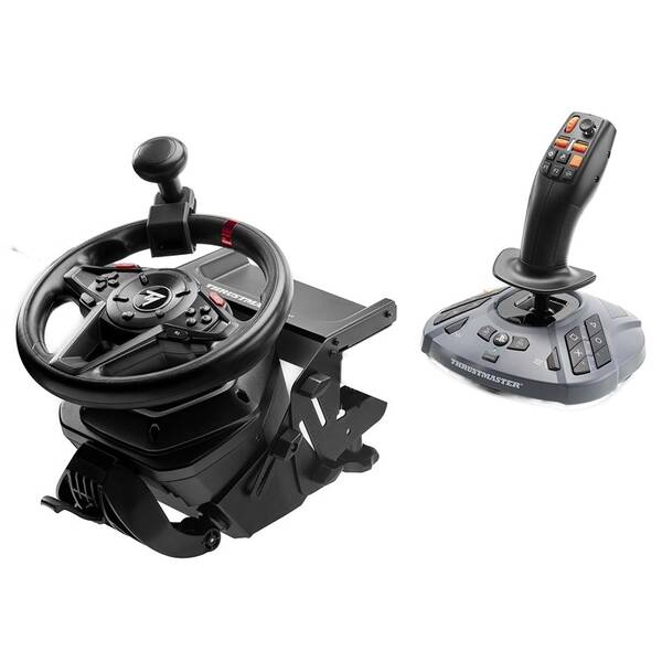 Volant Thrustmaster T128 SimTask Farming Pack, PS5 , PC černý

