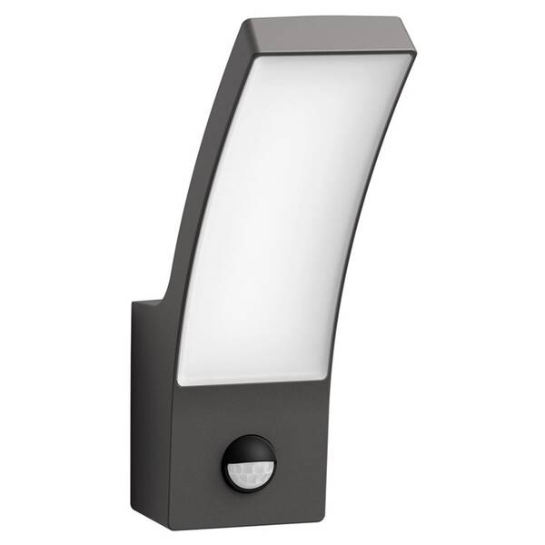 Nástěnné svítidlo Philips Splay, senzor pohybu - antracitové 

