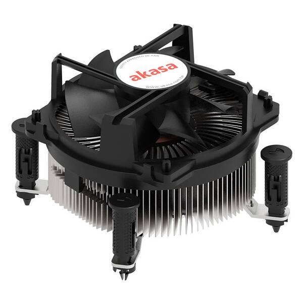 Chladič CPU AKASA Copper Core Intel LGA1700, 125 W TDP hliník

