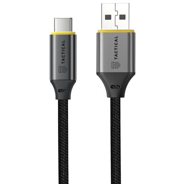 Kabel Tactical Fast Rope Aramid 2.0 USB-A/USB-C 0,3m černý

