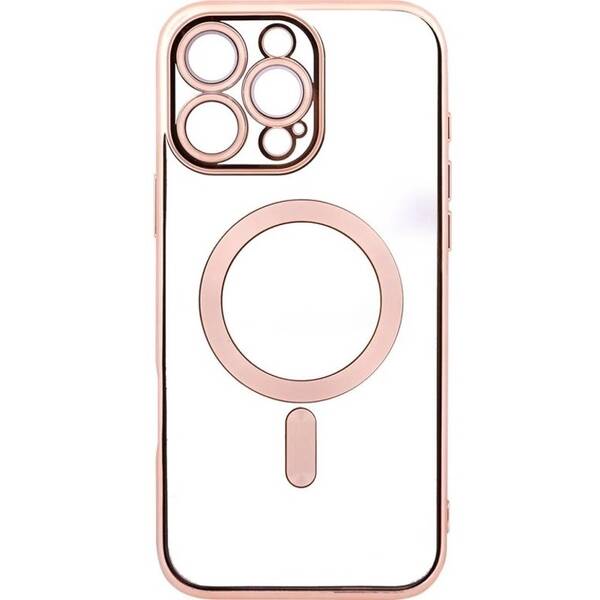 Kryt na mobil WG Magic Eye Magnet na Apple iPhone 16 Pro Max zlatý/průhledný

