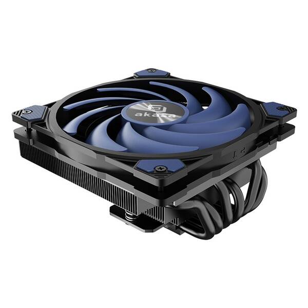 Chladič CPU AKASA Alucia H6LS M2, Low profile, 6 Heatpipes černý

