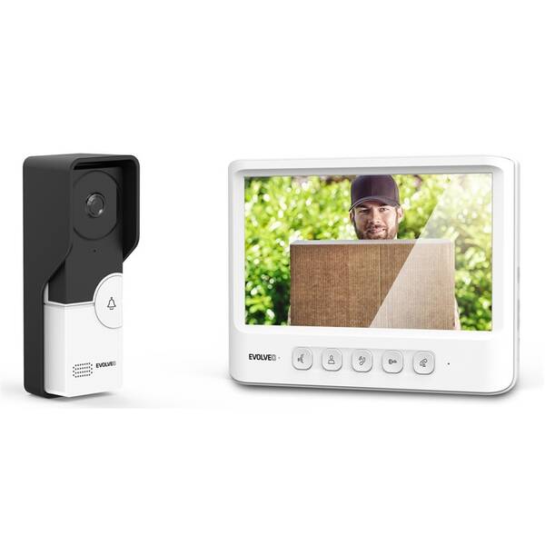 Dveřní videotelefon Evolveo DoorPhone IK06 bílý

