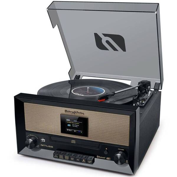 Gramofon MUSE MT-110 DAB černý

