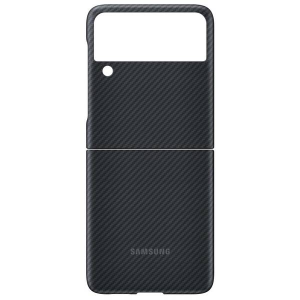 Kryt na mobil Samsung Aramid Cover Galaxy Z Flip3 černý

