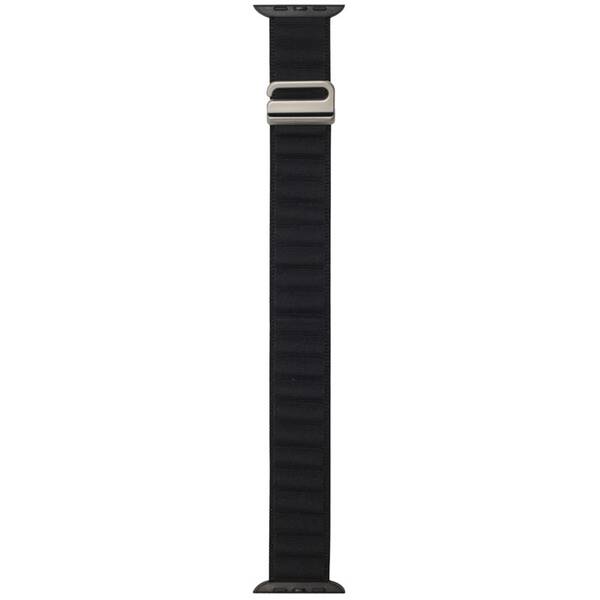 Řemínek WG na Apple Watch 42/44/45/49 mm černý


