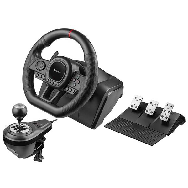 Volant Tracer SimRacer Manual Gearbox 6 in 1 - PC/PS4/PS3/Xone/X360/SWITCH černý

