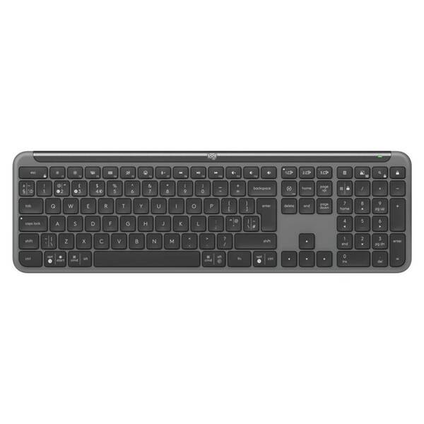 Klávesnice Logitech Signature Slim Keyboard K950,  CZ/SK grafitová


