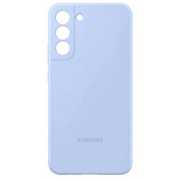 Kryt na mobil Samsung Silicone Cover na Galaxy S22+ modrý

