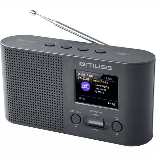 Radiopřijímač s DAB+ MUSE M-112 DBT černý

