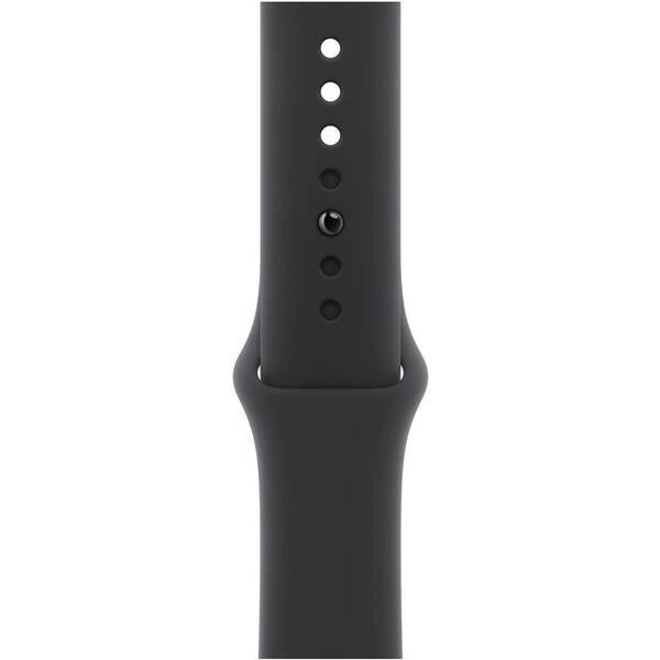 Řemínek Apple 42mm černý sportovní řemínek - M/L 

