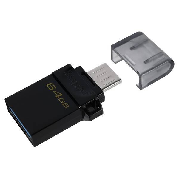 USB Flash Kingston DataTraveler microDuo3 Gen2 64GB černý

