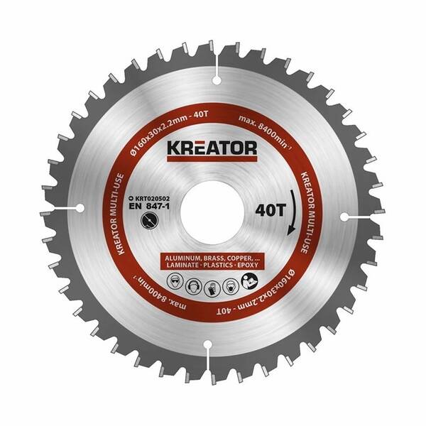 Kotouč pilový Kreator KRT020502 160mm 40T 

