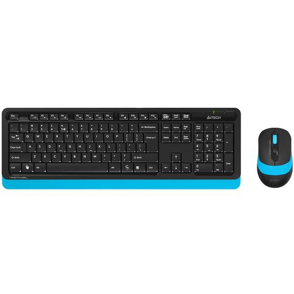 Klávesnice s myší A4Tech FG1010 FSTYLER černá/modrá

