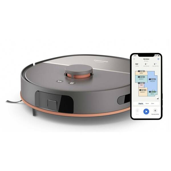 Robotický vysavač Philips XU5000/10 šedý

