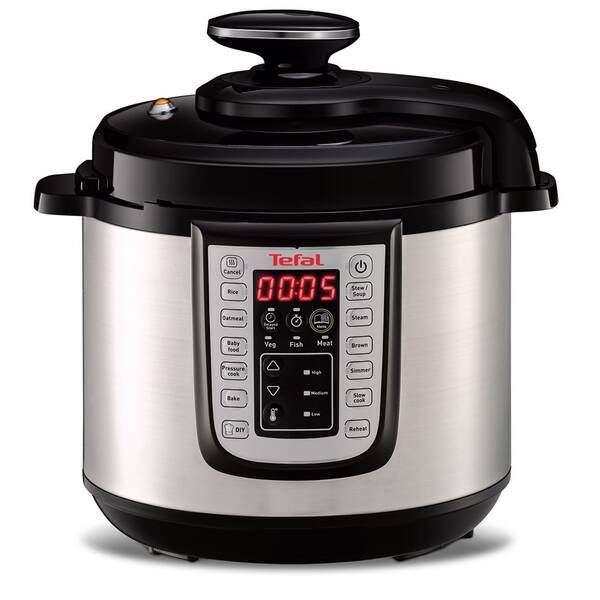 Hrnec elektrický Tefal CY505EE0 černý/stříbrný

