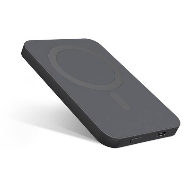 Powerbanka Epico 5000 mAh Aluminium Magnetic Wireless šedá

