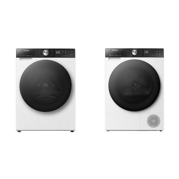 Set výrobků Hisense WF5S9045BW + DH5S902BW bílá barva
