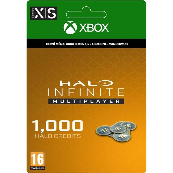  Microsoft Xbox/PC Halo Infinite: 1000 Halo kreditů - elektronická licence 

