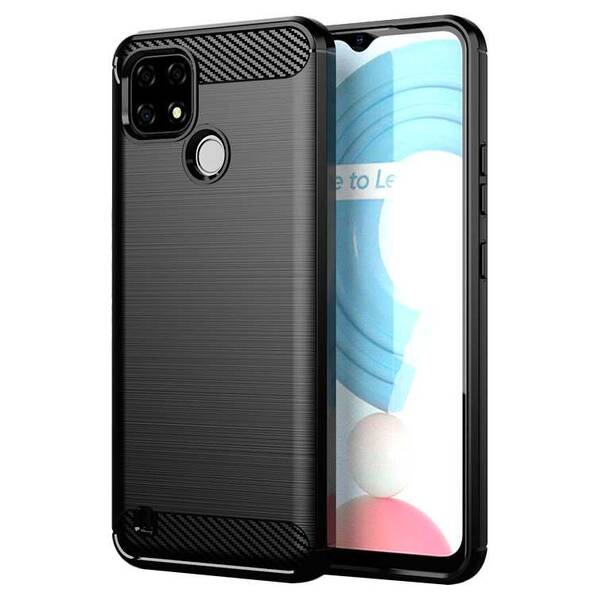 Kryt na mobil WG Carbon na Realme C21 černý

