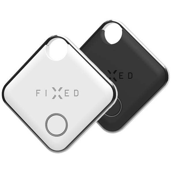Lokátor FIXED Tag s podporou Find My, 2ks černý/bílý

