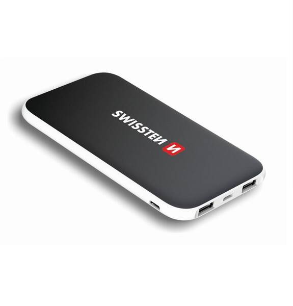Powerbanka Swissten iNLIGHT, 10 000mAh černá

