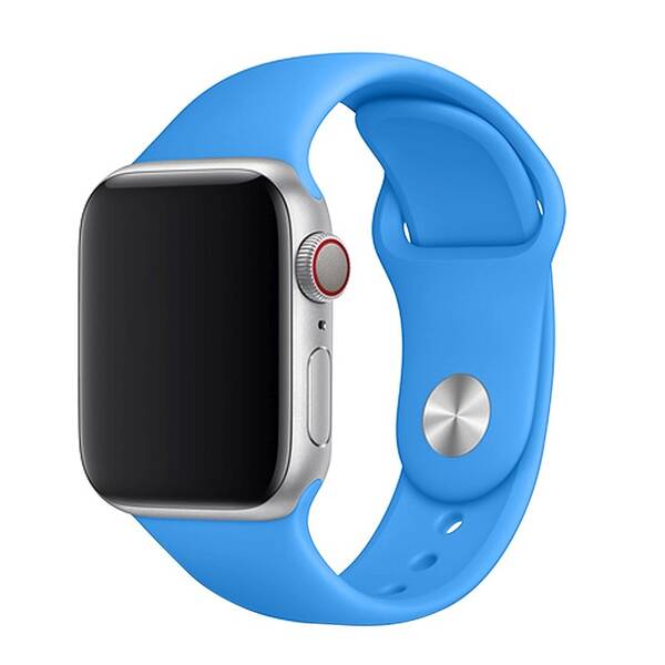 Řemínek FIXED Silicone Strap na Apple Watch 42/44/45/49 mm - sytě modrý 


