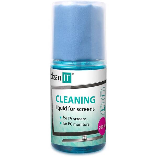 Čisticí sada Clean IT na obrazovky s utěrkou ve víčku, 200ml 

