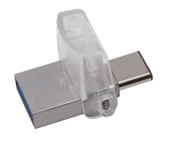 USB Flash Kingston 64GB OTG USB-C/USB 3.1 stříbrný


