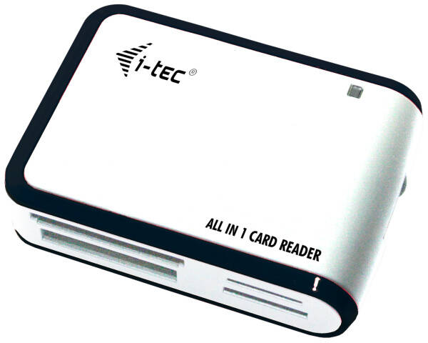 Čtečka paměťových karet i-tec All in One USB 2.0 bílá

