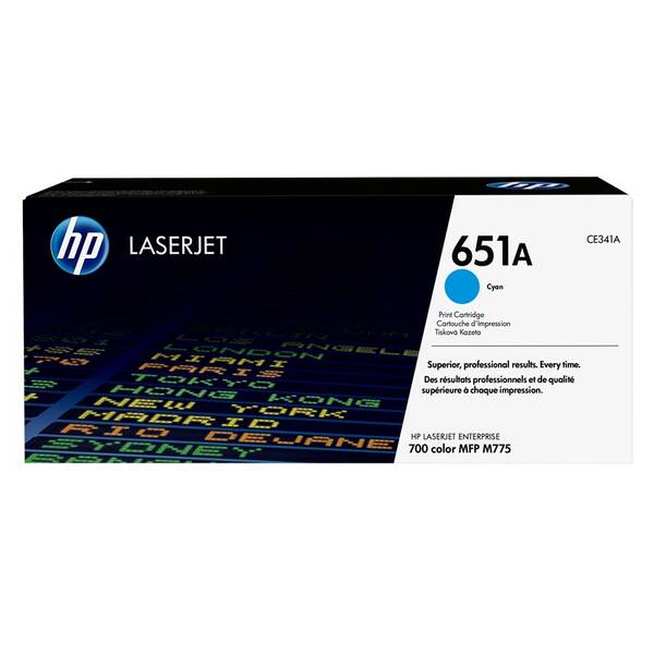 Toner HP 651A, 16 000 stran azurový

