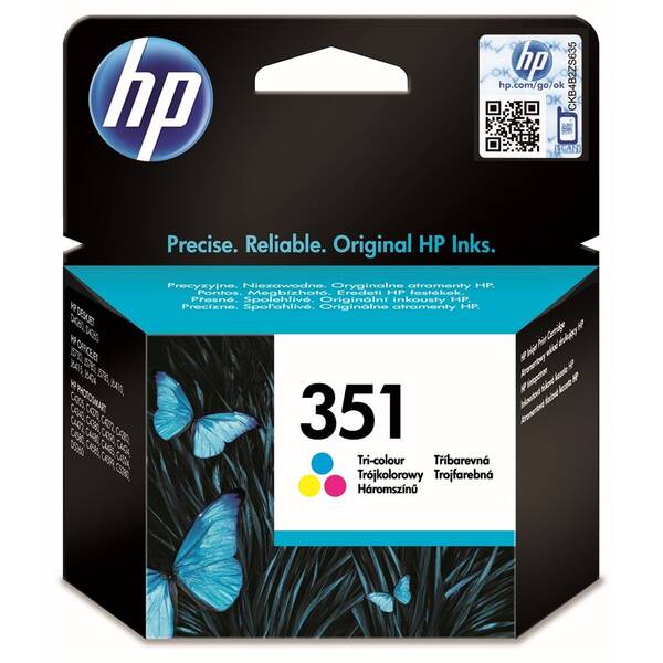 Inkoustová náplň HP 351, 3,5 ml - CMY 

