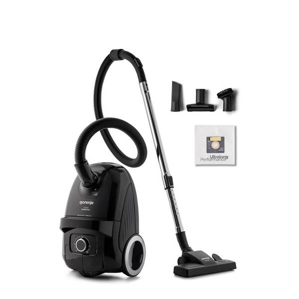 Podlahový vysavač Gorenje VCE21G4EBK G400 ESSENTIAL černý

