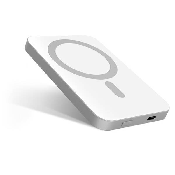 Powerbanka Epico 5000mAh Aluminium Magnetic Wireless stříbrná

