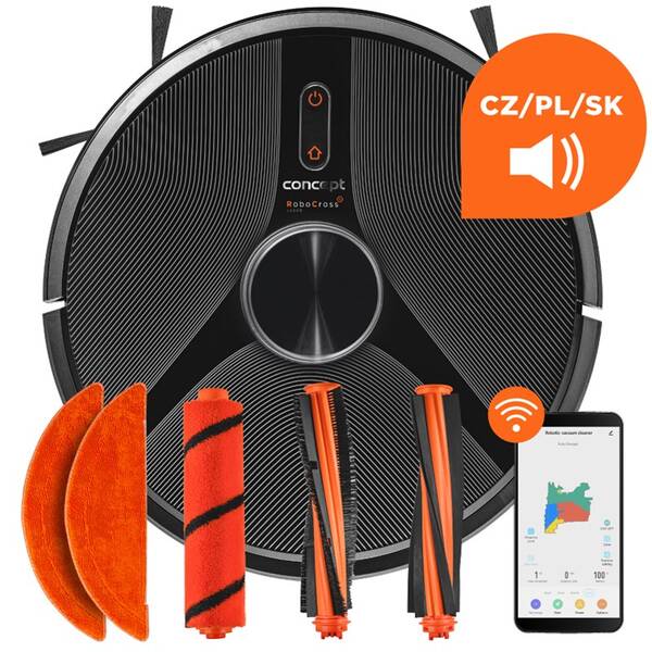 Robotický vysavač Concept VR3115 černý

