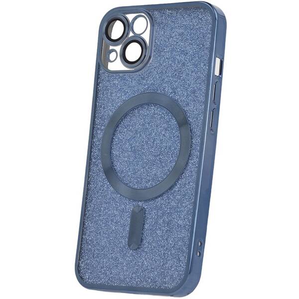 Kryt na mobil CPA Mag Glitter Chrome na Apple iPhone 12 Pro Max modrý

