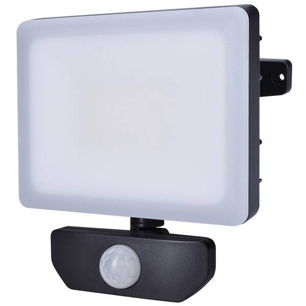 Reflektor Solight Quick, 30 W,  pohybový senzor černý

